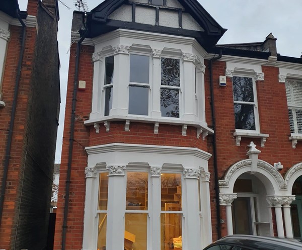 Timber box and sash windows