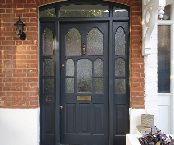 Timber front doors