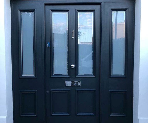 Timber front doors