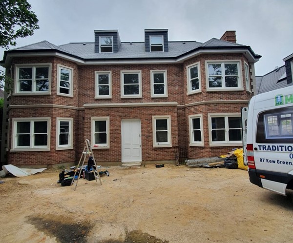 Timber box and sash windows