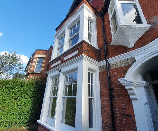 Timber box and sash windows