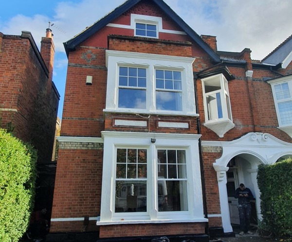 Timber box and sash windows