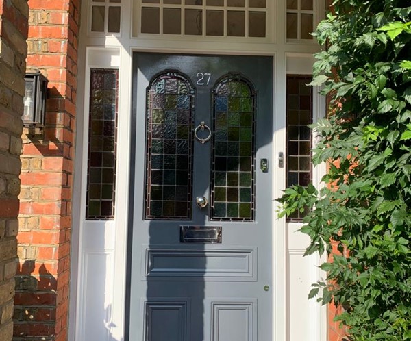 Timber front doors