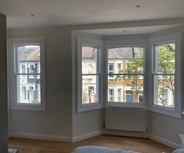 Timber bay windows