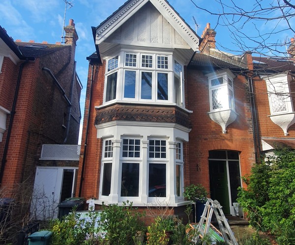 Timber box and sash windows