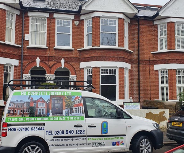 Timber box and sash windows