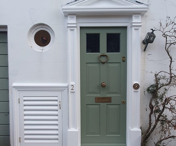 Timber front doors