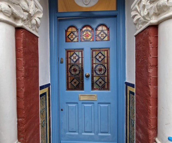 Timber front doors