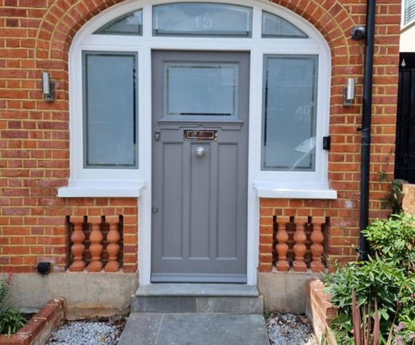 Timber front doors