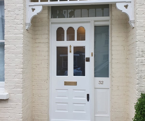 Timber front doors