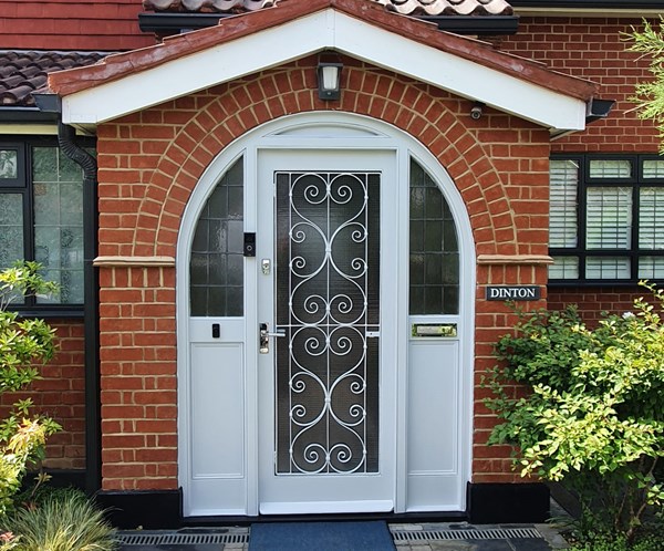 Timber front doors