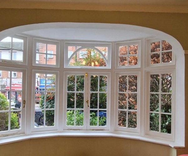 Timber bay windows