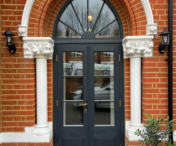 Timber front doors