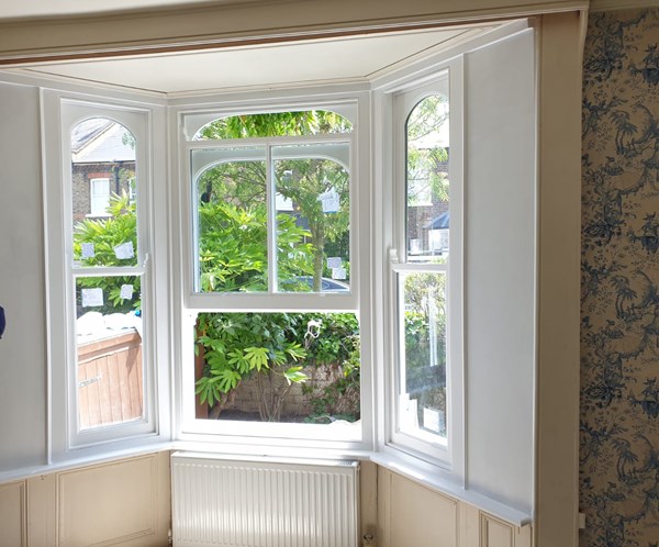 Timber bay windows