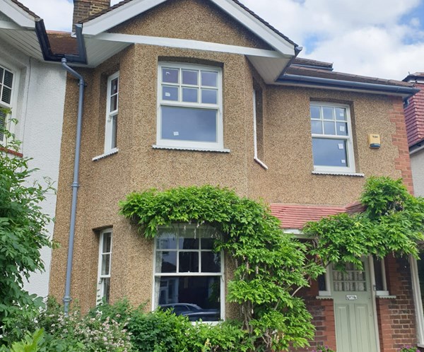 Timber box and sash windows