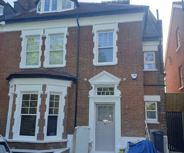 Timber box and sash windows