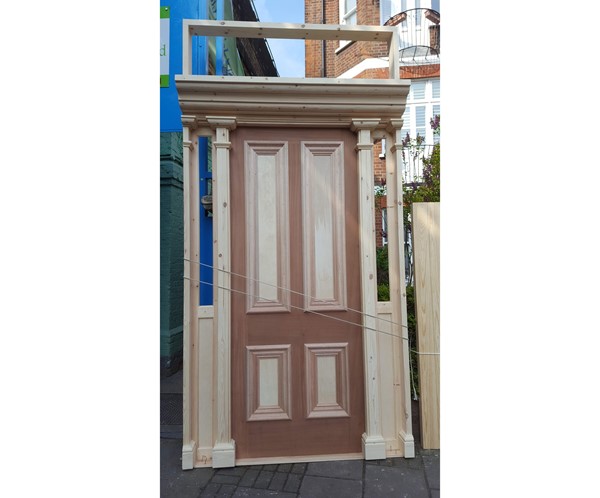 Timber front doors