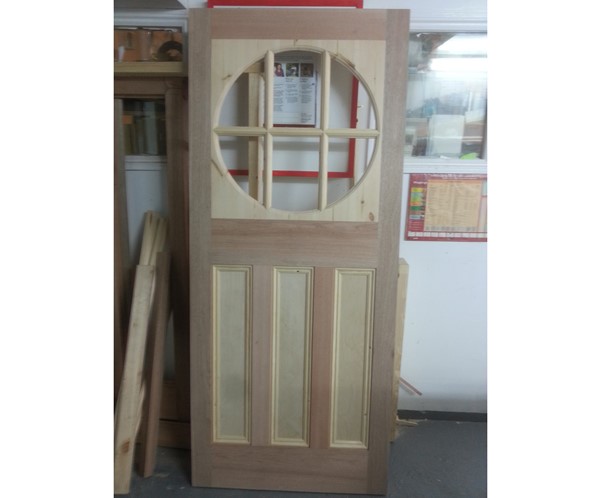 Timber front doors