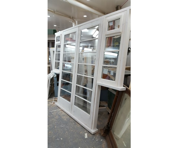 Traditional timber french doors