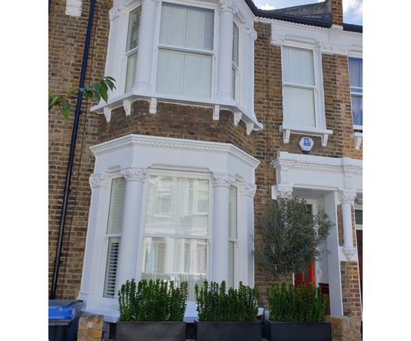 Timber bay windows