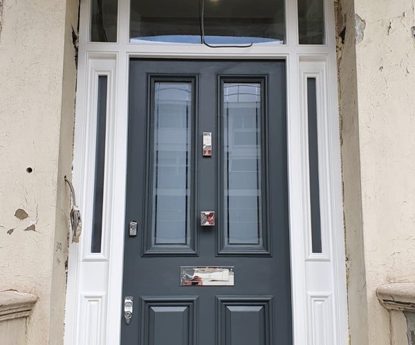 Timber front doors