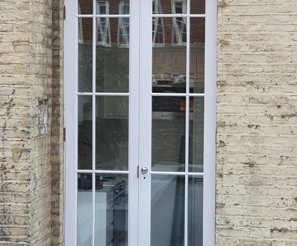 Traditional timber french doors
