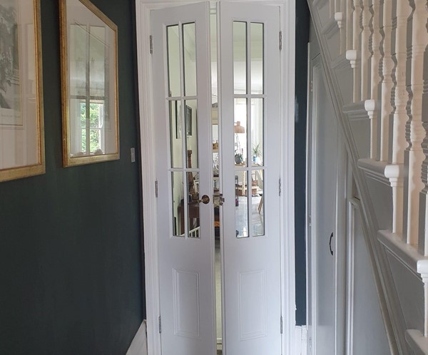 Traditional timber french doors