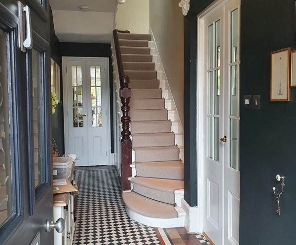 Traditional timber french doors