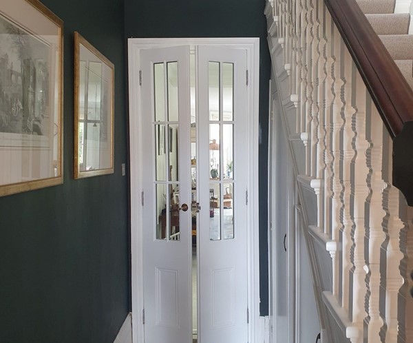 Traditional timber french doors