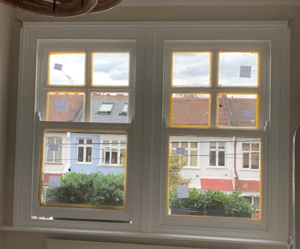 Timber box and sash windows