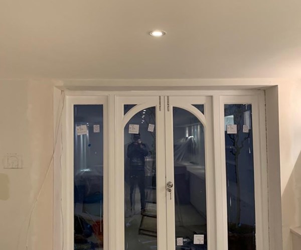 Traditional timber french doors