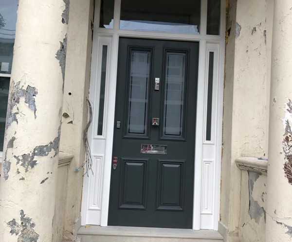 Timber front doors