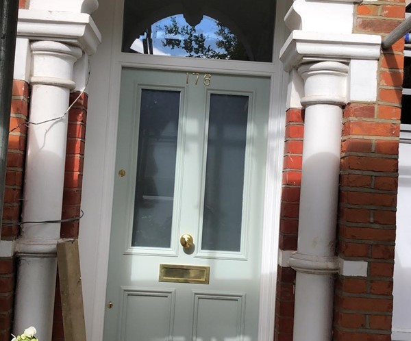 Timber front doors