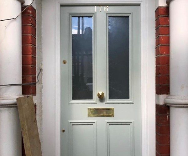 Timber front doors