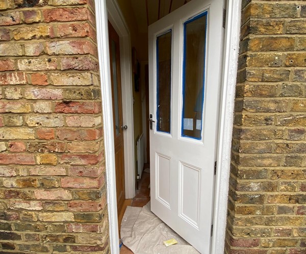 Timber front doors