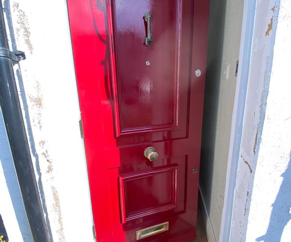 Timber front doors