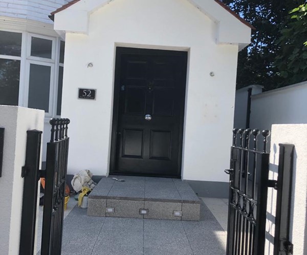 Timber front doors