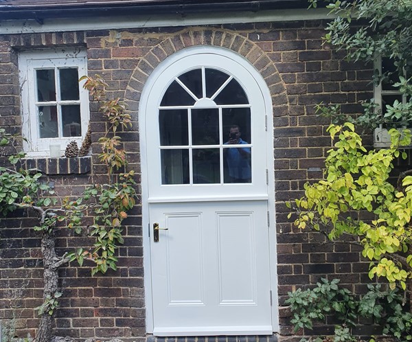 Timber front doors