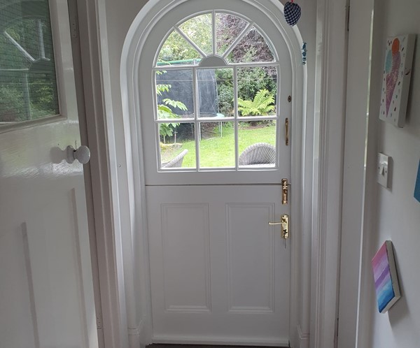 Timber front doors