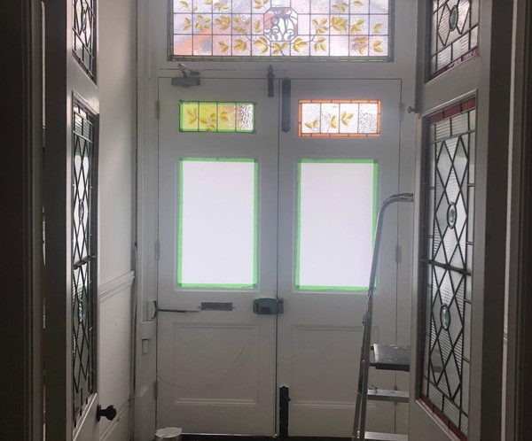 Timber front doors