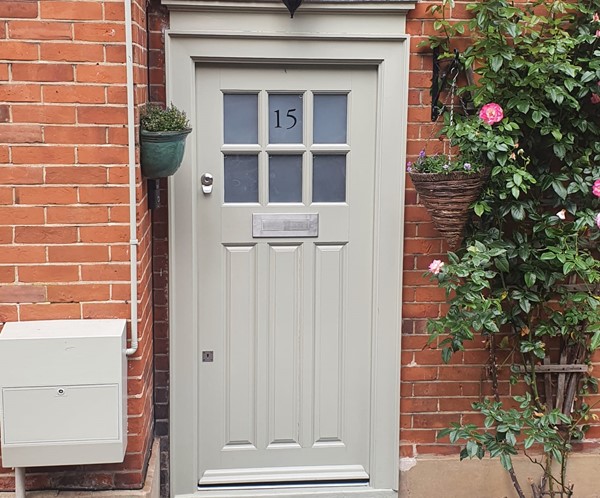 Timber front doors