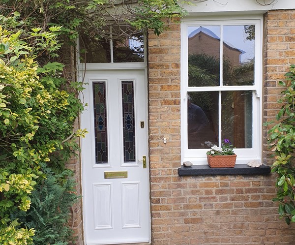 Timber front doors