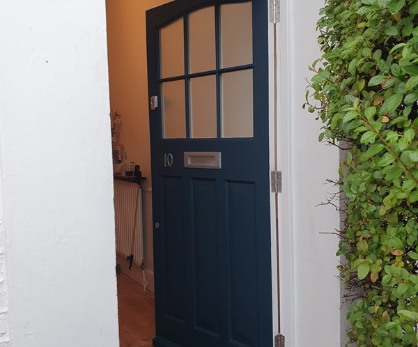 Timber front doors