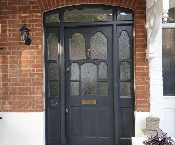 Timber front doors