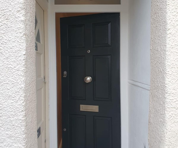 Timber front doors