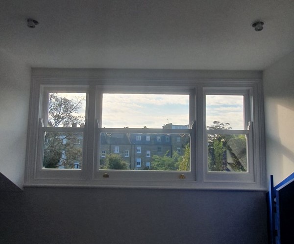 Timber box and sash windows