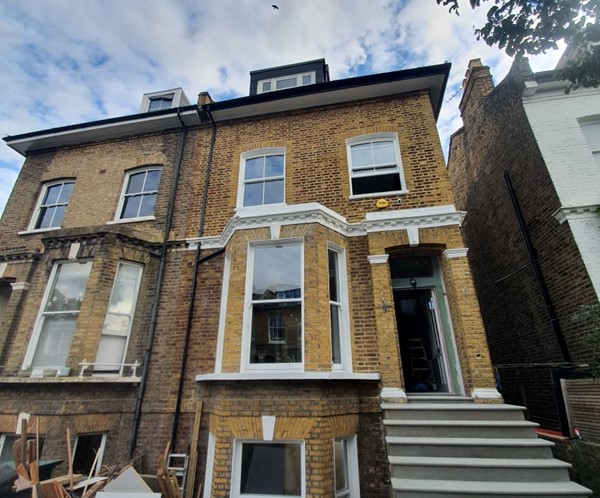 Timber box and sash windows
