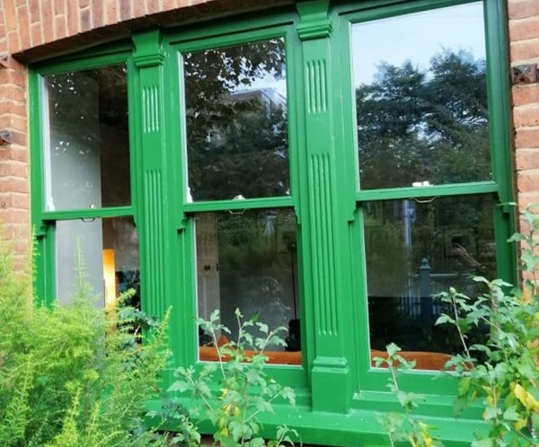 Timber box and sash windows