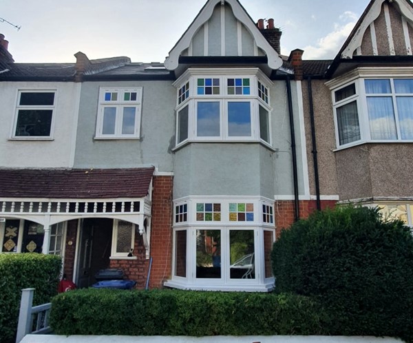 Timber bay windows