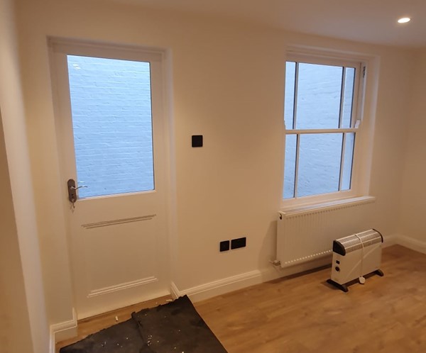 Timber box and sash windows